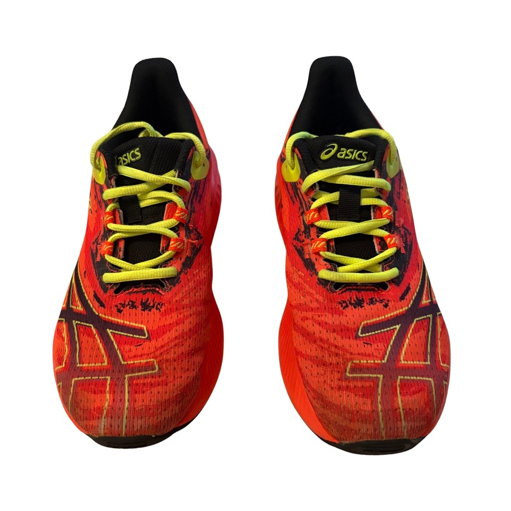 ASICS Noosa Tri 13 Running Shoes Womens 5 Orange Neon Lightweight Trainer
